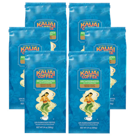 Another great decaf selection from Hawaii. Read more on the Kauai Coffee Decaf Review