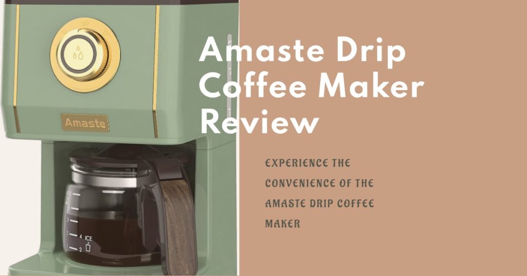 This is the featured image for the Amaste Drip Coffee Maker Review