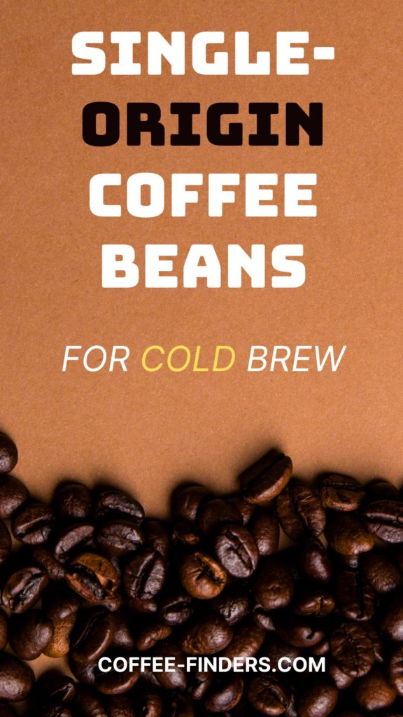 Image of single-origin coffee beans for cold brew