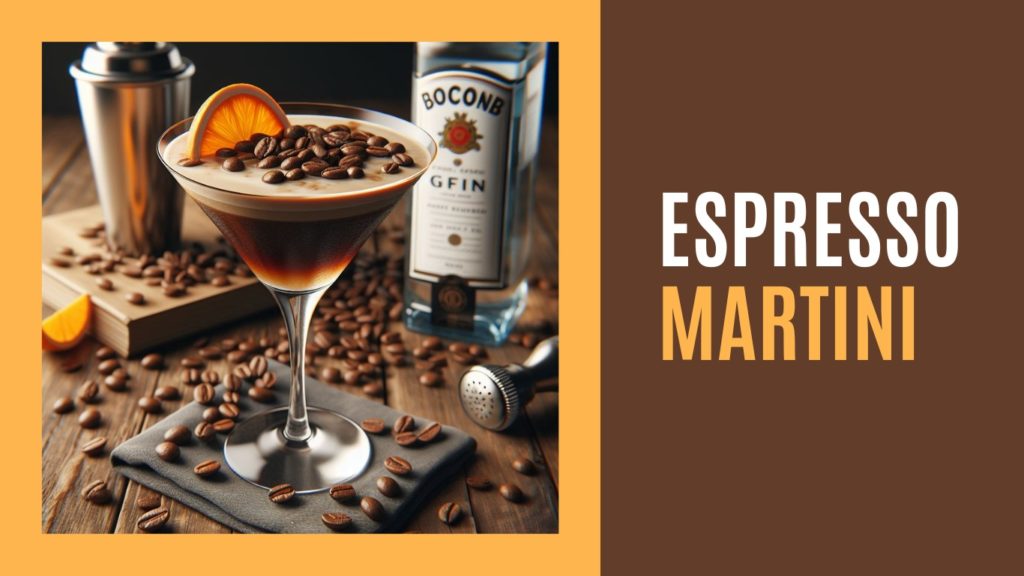 Featured image for the post on espresso martini with gin